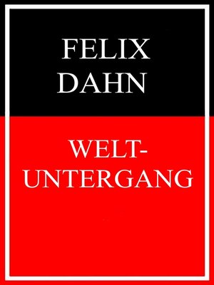 cover image of Weltuntergang